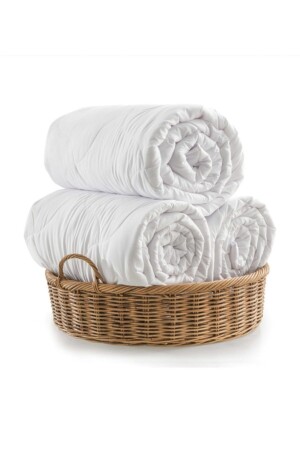 Double Duvet - Silicone Filled - White - Microfiber Technology - 195x215 - Youtex