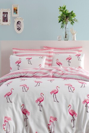 Double Easy-Iron Duvet Cover Set Maylin Powder Ep-015950 - Eponj Home