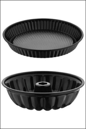 Double Enamel Cake Mold and Tart Mold AYM0086 - Yıldız Toptan