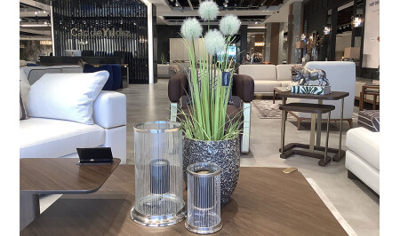 Double Glass Candlestick - 20258 - Cadde Yıldız