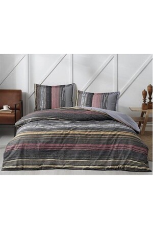 Double Gray Silmus Duvet Cover Set S210930-2 - Özdilek