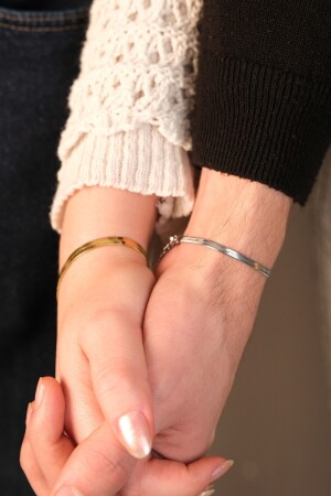 DOUBLE ITALIAN BRACELET COMBINATION STEEL DOES NOT DIScolor - Jack Ferrero
