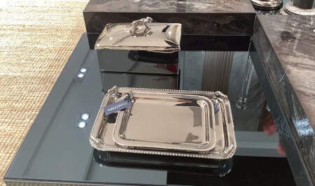 Double Mini Tray and Box with Lid - 20337 - Cadde Yıldız