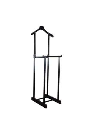 Double Mute Butler Clothes Hanger Black - Adjustable According to the Height of Your Clothes. 321656 - Lerato