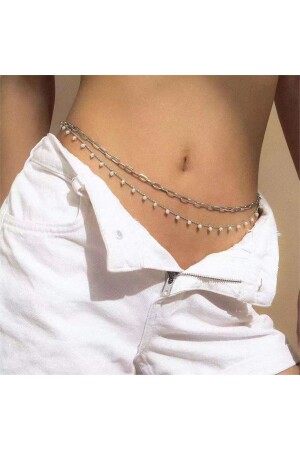 Double Pearl Belly Chain - Pelin Aksesuar
