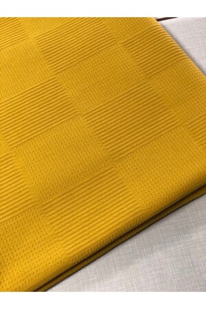 Double Pike, Color Mustard, No Shrinkage Sefa22117 - Sefaoğlu tekstil