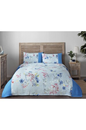 Double Quiche. Pique Set Pioen Blue FRA-21331 - Özdilek