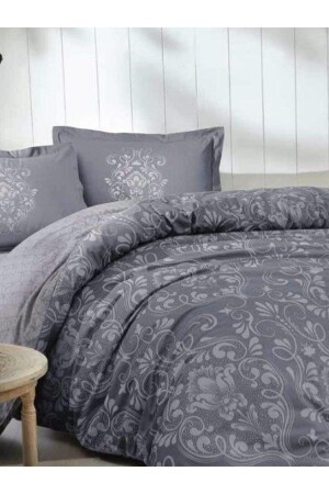 Double Ranforce Duvet Cover Set Antico Anthracite TH11724414 - Özdilek