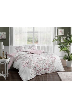 Double Ranforce Duvet Cover Set Lucy Pink 8682475040570 - Taç