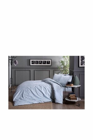 Double Satin Duvet Cover Set Fabian Mint 60154138 - Taç