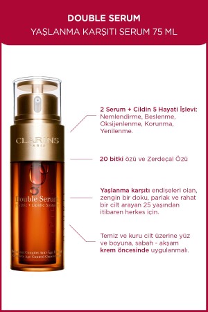 Double Serum 75 Ml Anti-Aging Serum CLR426922 - Clarins