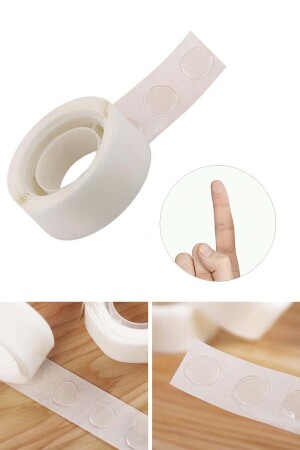 Double Sided Balloon Adhesive Tape 100pcs - Patladı Gitti
