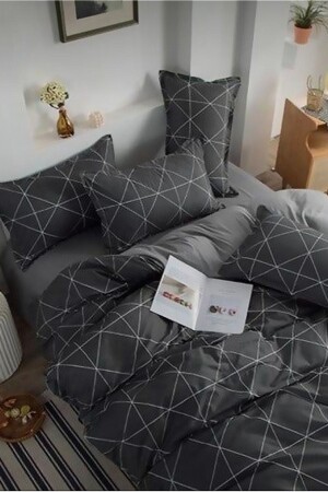Double Sided Double Duvet Cover Set with Elastic Sheet AWCT-0266 - Always