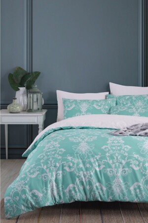 Double Sided Double Duvet Cover Set with Elastic Sheet AWCT-0312 - Always