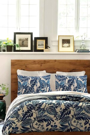 Double Sided Double Duvet Cover Set with Elastic Sheet AWCT-0319 - Always