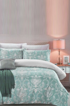 Double Sided Double Duvet Cover Set with Elastic Sheet AWCT-0329 - Always