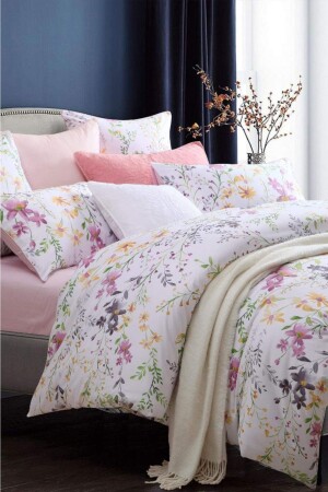 Double Sided Double Duvet Cover Set with Elastic Sheet AWCT-0371 - Always