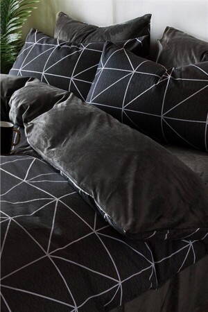 Double Sided Double Duvet Cover Set with Elastic Sheet Code:4325 AWCT-0162 - Always