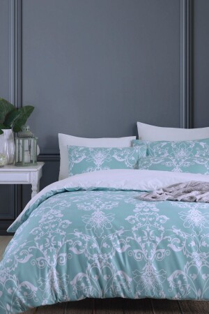Double Sided Double Duvet Cover Set with Elastic Sheets - Always