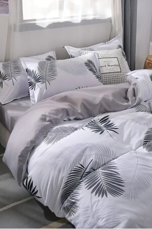 Double Sided Double Duvet Cover Set with Elastic Sheets AWCT-0192 - Always