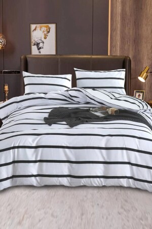 Double Sided Double Duvet Cover Set with Elastic Sheets AWCT-0231 - Always