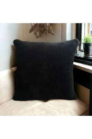 Double Sided Lamb Plush Teddy Puffy Polar Decorative Throw Pillow Cover(PUFFY-04) - Skhome