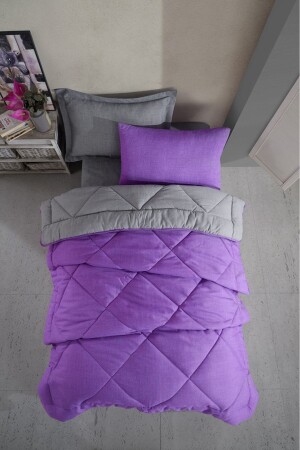 DOUBLE SIDED LUX QUILT WITH SPECIAL BAG SINGLE - Arven Home