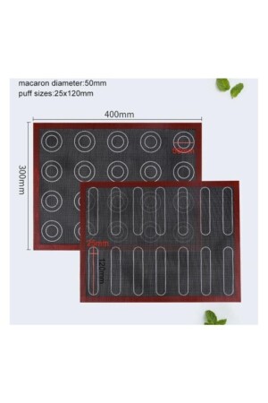 Double Sided Macarons and Inserts Silpat 30x40cm M017 - Siliko World