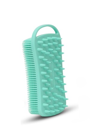 Double-Sided Silicone Body and Hair Care Brush - Shampoo Comb that Massages Hair and Body Skin - Pop Beauty