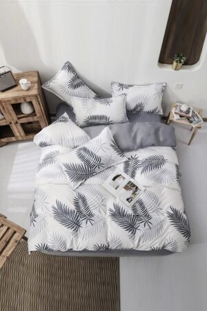 Double Sided Single Duvet Cover Set with Elastic Sheet AWCT-0288 - Always
