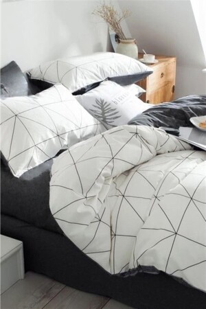 Double Sided Single Duvet Cover Set with Elastic Sheet AWCT-0380 - Always