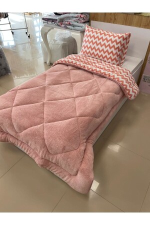 Double Sided Welsoft Quilt Single Powder Zigzag VCS-011A - Violacasa