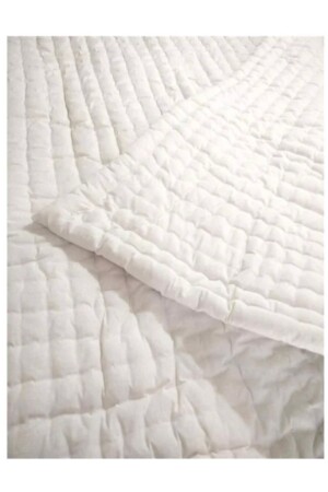 Double size 100% cotton white quilt inner lining dowry3634 - AŞİYAN
