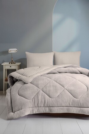 Double Soft Brown Double Sided Welsoft Quilt Wellsoft - Eva