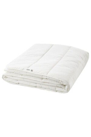 Double Summer Quilt - White Color 240x220 Cm Meridyendukkan Filling Hollow Fiber - Ikea