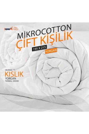 Double Thermal Winter Puffysoft Poly Cotton - Quilt Set - Uykuperest