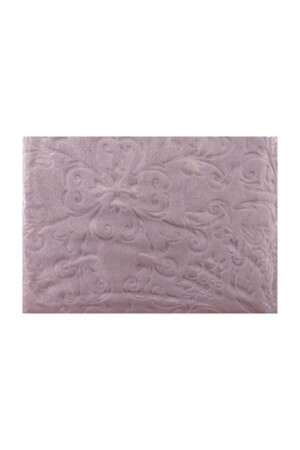 Double Trendy Embos Blanket Light Lilac - Özdilek