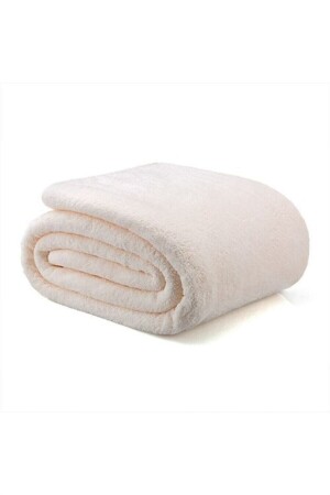 Double Wellsoft Blanket Plush Fleece Blanket 220*230 - Cream - Mulberry