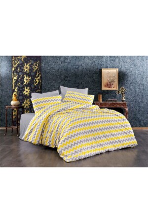 Double with Zigzag Flat Sheets EVMRKTKNS77170 - EVİMCE