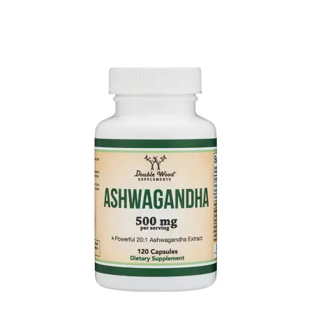 Double Wood Supplements Ashwagandha (120 Capsules) - Double Wood Supplements