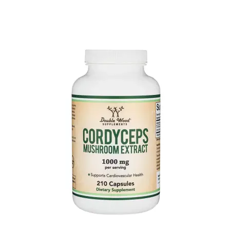 Double Wood Supplements Cordyceps Mushroom Extract (210 capsules) - Double Wood Supplements