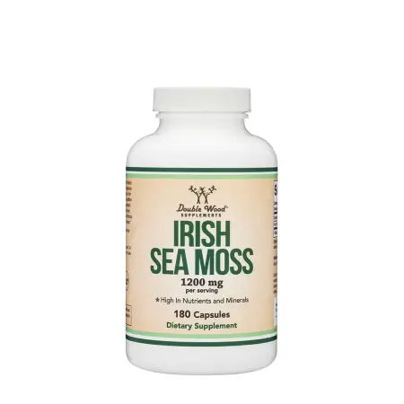 Double Wood Supplements Irish Sea Moss (180 Capsules) - Double Wood Supplements