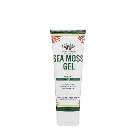 Double Wood Supplements Irish Sea Moss Gel (236 ml, Peach Mango) - Double Wood Supplements