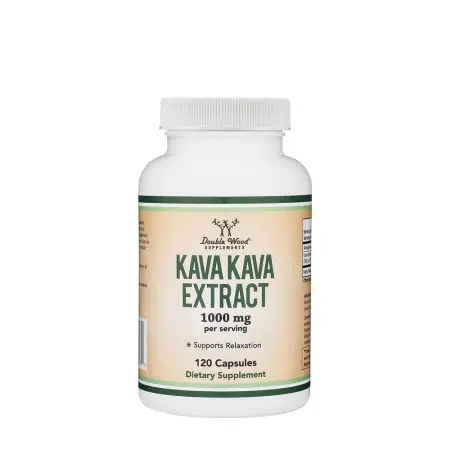 Double Wood Supplements Kava Kava 1000 mg (120 Capsules) - Double Wood Supplements