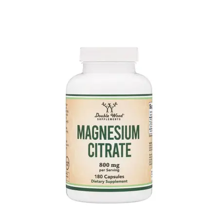 Double Wood Supplements Magnesium Citrate (180 Capsules) - Double Wood Supplements
