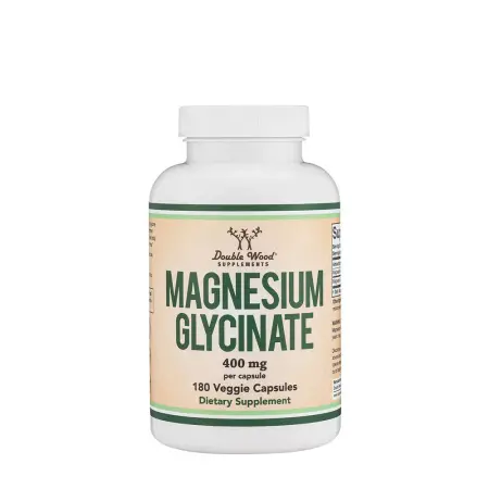 Double Wood Supplements Magnesium Glycinate (180 Capsules) - Double Wood Supplements
