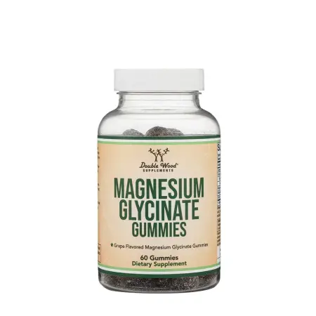 Double Wood Supplements Magnesium Glycinate Gummies (60 Gummies, Grape) - Double Wood Supplements