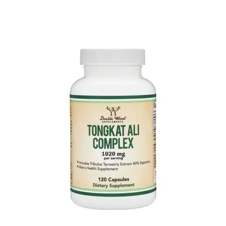 Double Wood Supplements Tongkat Ali Extract (120 Capsules) - Double Wood Supplements