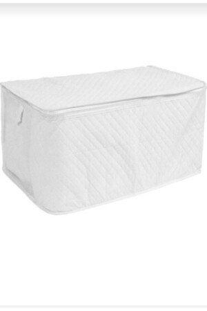 Dowry Box Quilt Mattress Blanket Scrap Large Size White Color 100 X 50 Cm Zippered Washable - Ayhome