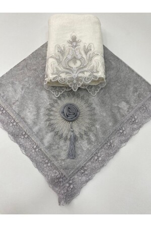 Dowry French Laced 2-Piece Towel Bundle Set - Ayhanhome